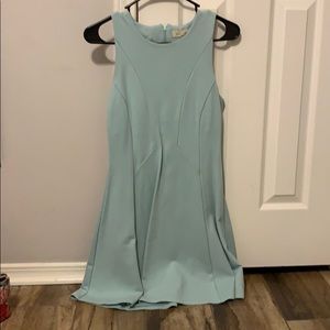 blue dress